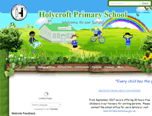 Tablet Screenshot of holycroftprimary.org.uk